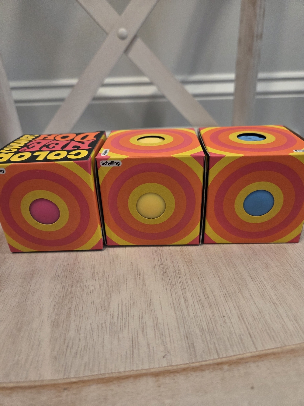 Color Change Nee Doh - Pink, Yellow, Blue (Set of 3)